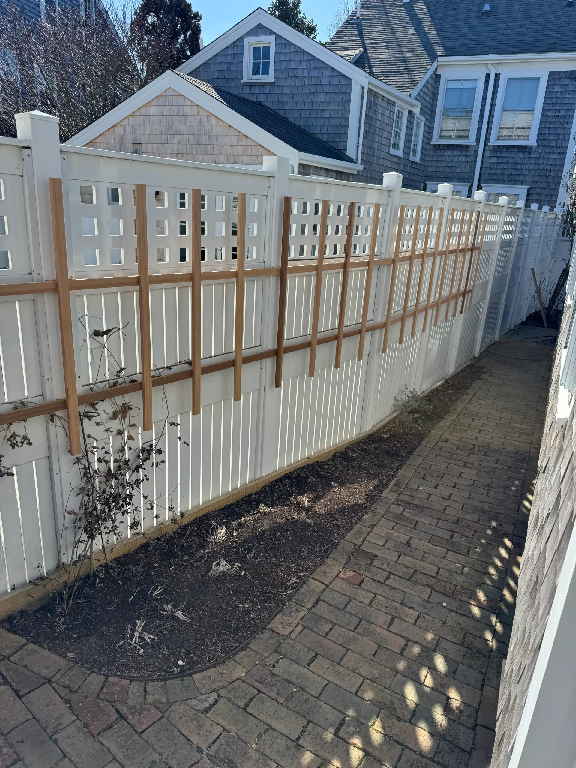 Custom Latice Fence Nantucket