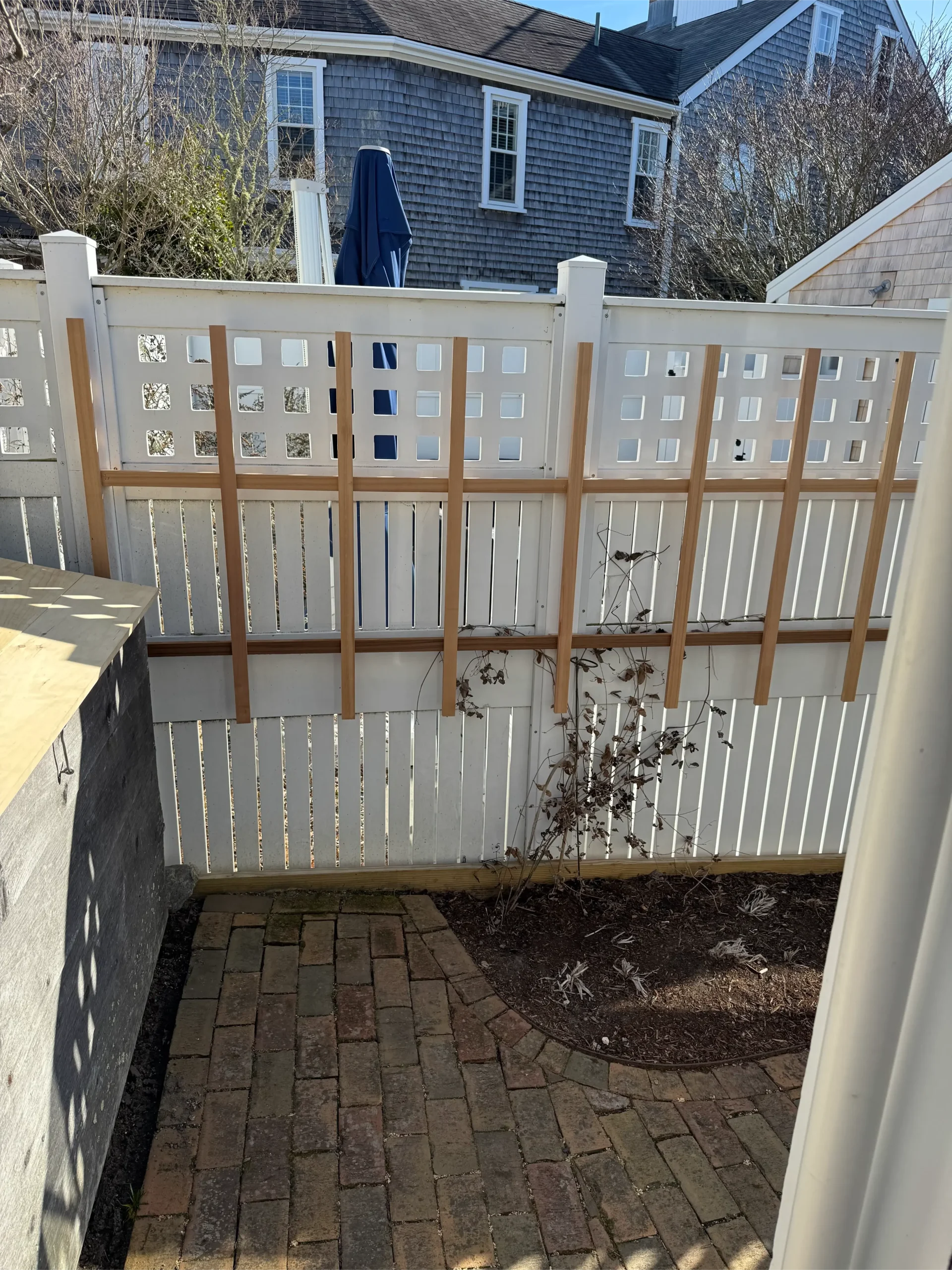 Custom Latice Fence Nantucket